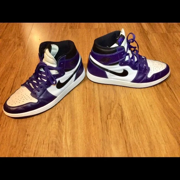 Jordan | Shoes | Jordan Retro High Court Purple White Size  display picture 1